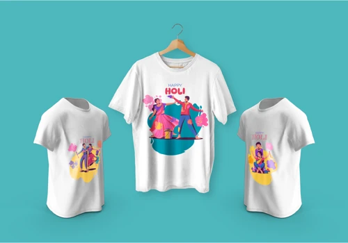 T-shirt Design | Holi Festival | Clothing Brand