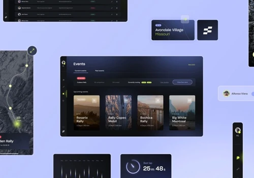 Rally Race Tracking App (React)