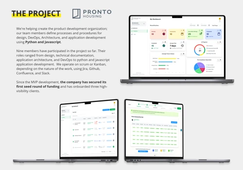 Pronto Housing - Custom Software Dev