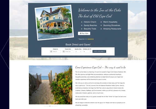 Website Redesign for a Hospitality Company