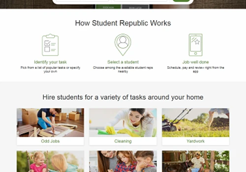 App Development for studentrepublic.ca