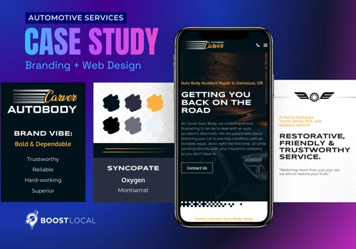 Website Redesign for Local Auto Shop in Oregon