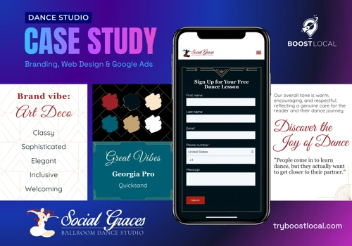 Website Redesign for Dance Studio Boosts Leads