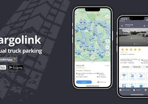 Actual Truck parking