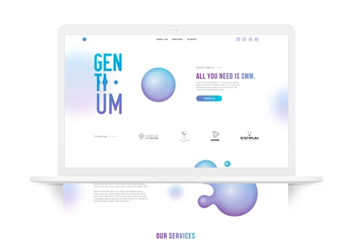 Corporate website Gentium