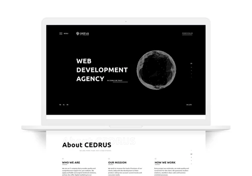 Corporate website Cedrus IT House