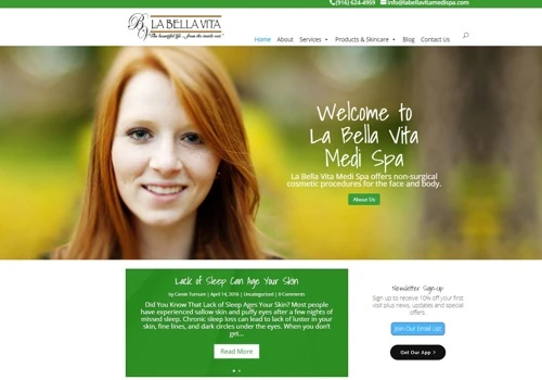 La Bella Vita Medi Spa Website