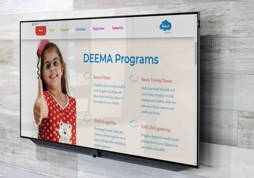 Doha, Qatar Community Center Website Design