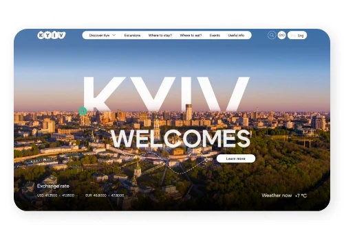Development of an information portal for the city