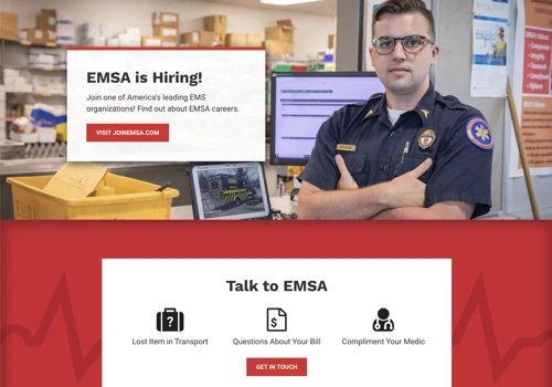 EMSA Website Design