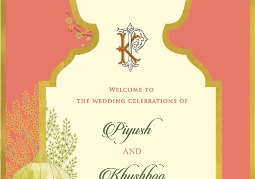 Khushboo & Piyush Wedding Invitation
