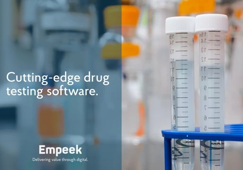 Cutting-edge drug testing software.
