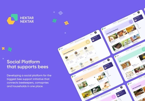 Hektar Nektar. Social platform that supports bees