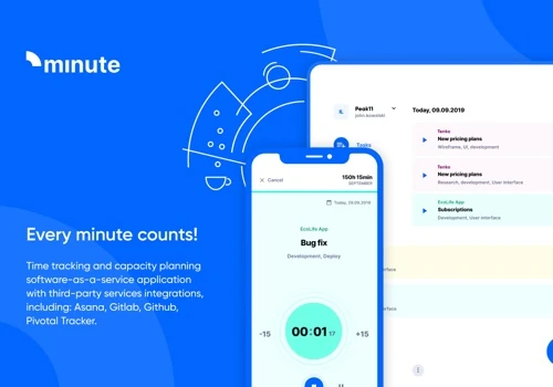 Minute. Handy time tracking app for teams