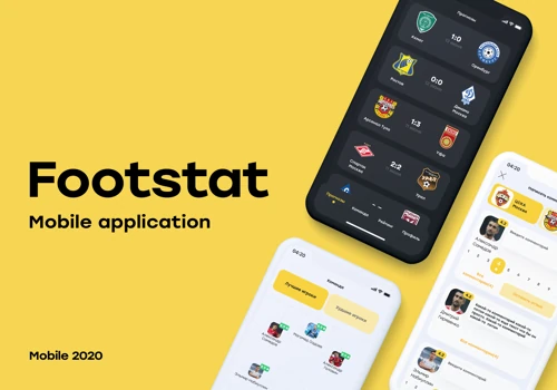 Footstat - sport mobile application