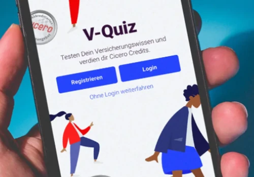 App development for the insurance industry: Collecting training points with gamification