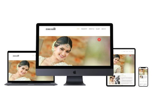web for wedding photography company