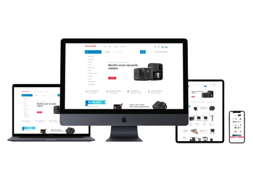 Camerahub e-commerce web