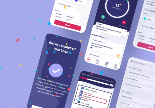Online safety app for parents