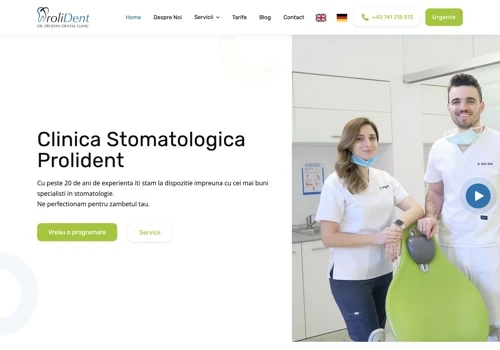 Prolident Clinic Website Redesign