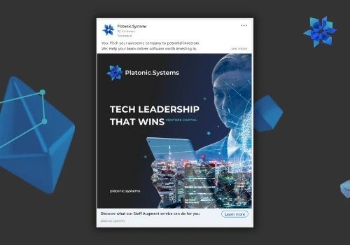 Platonic.Systems LinkedIn ad