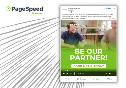Page Speed Matters LinkedIn Post