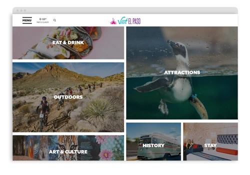 Website Development for Visit El Paso