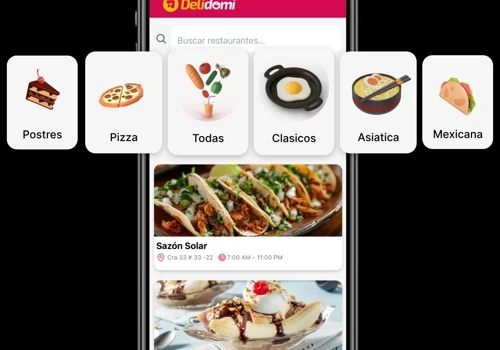 Delidomi - React Native app for food deliveries