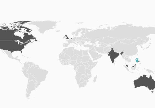 Countries we worked with
