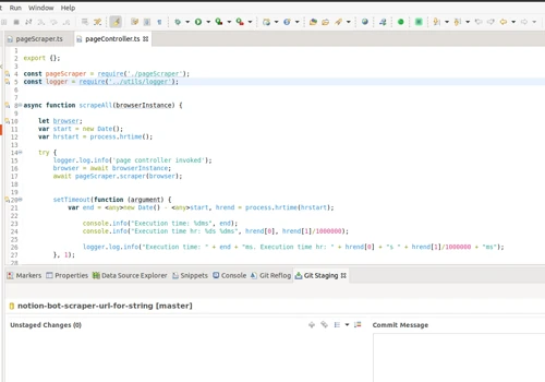 Scraper - web bot back-end application
