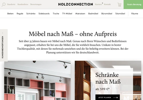 Magento web shop for HolzConnection