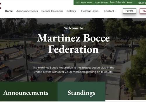 New Site + Team Registration/Score System