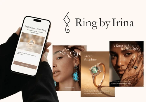 E-Commerce Platform with AI Ring Designer & Social