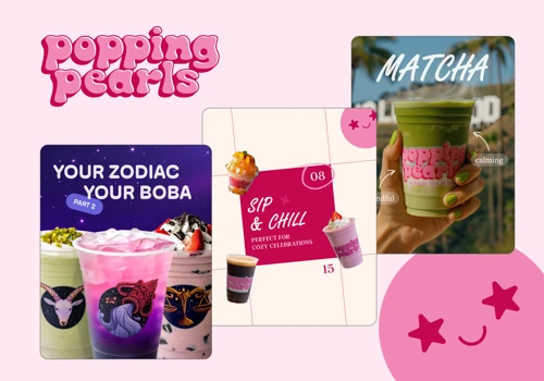 Mobile Boba Bar Website, Social Media & Paid Ads G