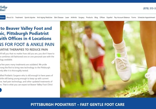 Website SEO for Beaver Valley Foot Clinic