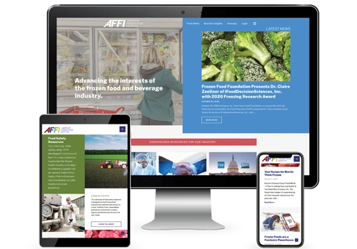 AFFI Website Redesign & Development