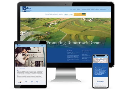 PASFAA Website Redesign & Development