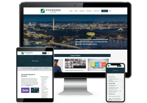 Founders Bank Design & Development