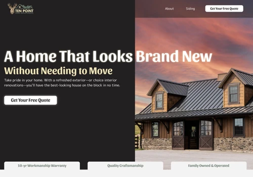 Ten Point Home Improvement Website