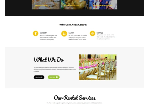 Website Design For Sheba Centre Limited