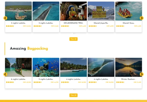 Developed Website for Tours and Travel Company