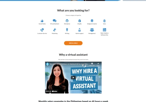 eVirtualAssistants - Web App Development