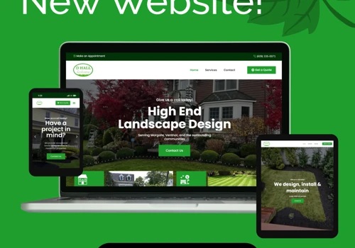 Landscaper Landing Page for Google Ads Lead Gen