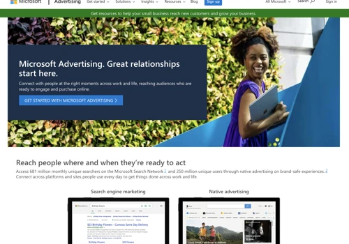Global Microsoft Advertising Websites