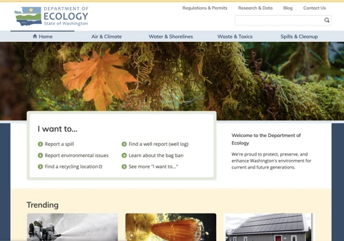 Dept of Ecology Website