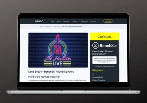 byrneproductionservices.com - WordPress Web Design