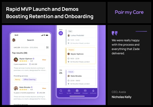 MVP launch & demos boosted retention & onboarding