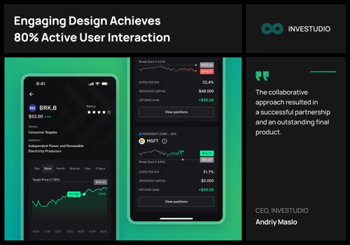 Design drives 80% active user engagement