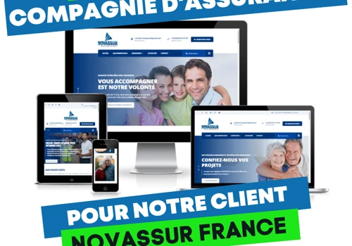 Website creation for the Insurance sector