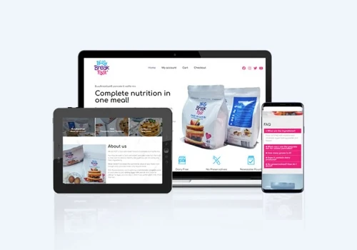 eCommerce Website Design For Busy Breakfast Foods